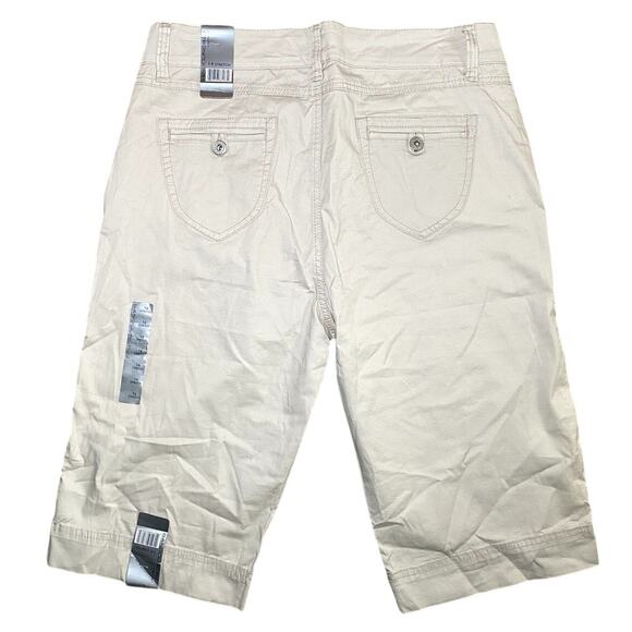 Bandolino Blu - Ivory Stretch Bermuda Shorts - Size 14 - Picture 2 of 12